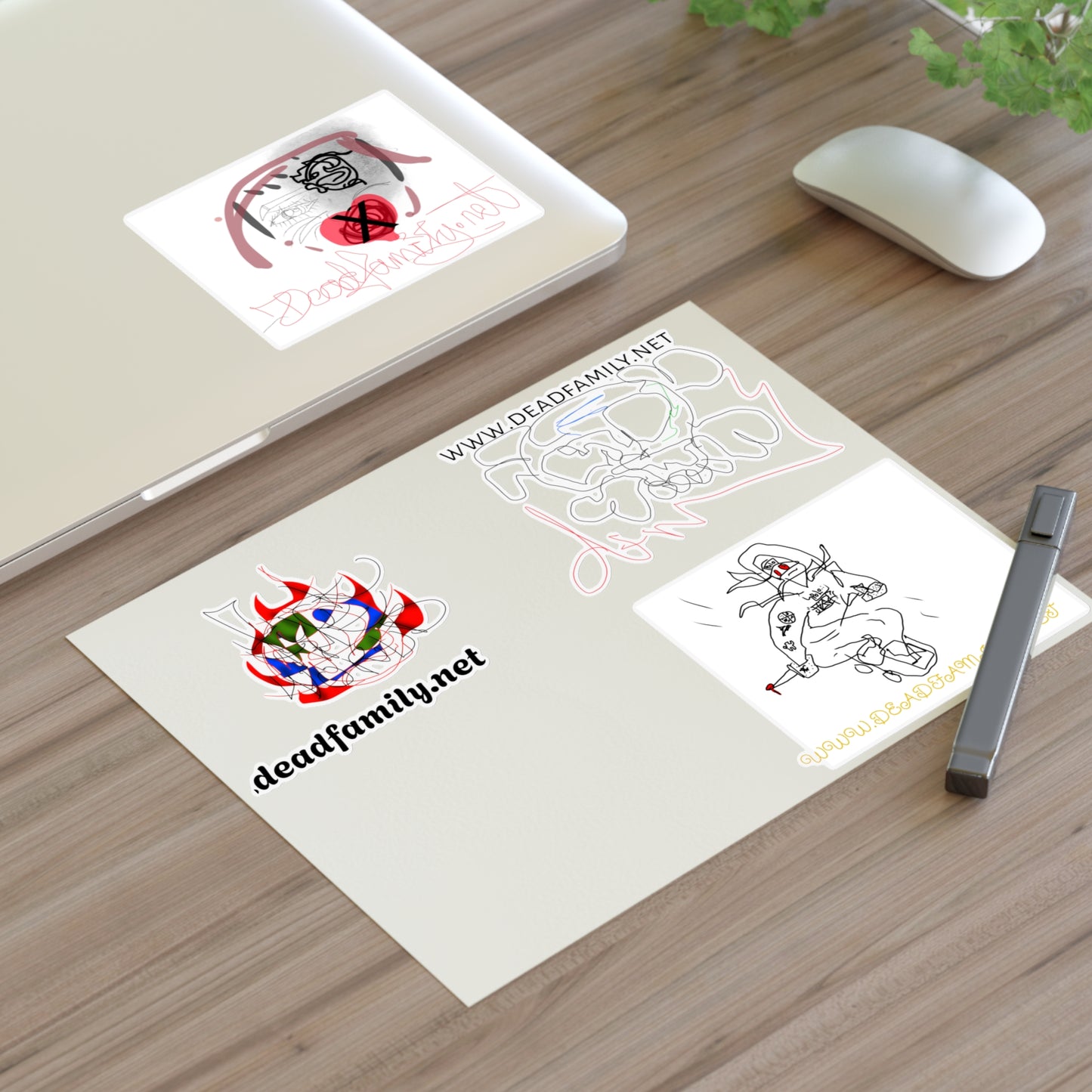 deadfamily sticker sheet
