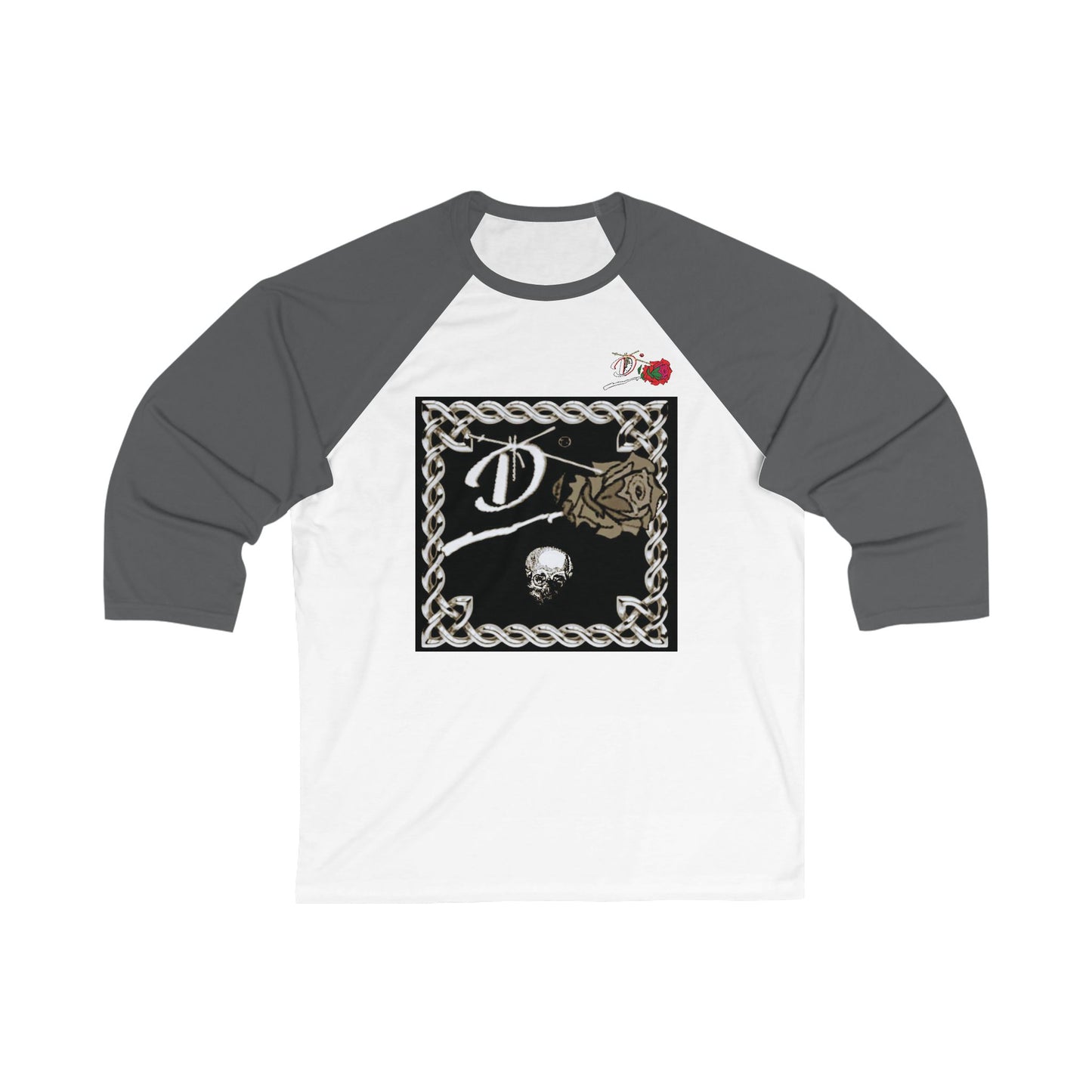 Deadfamily Unisex 3\4 Sleeve Baseball Tee