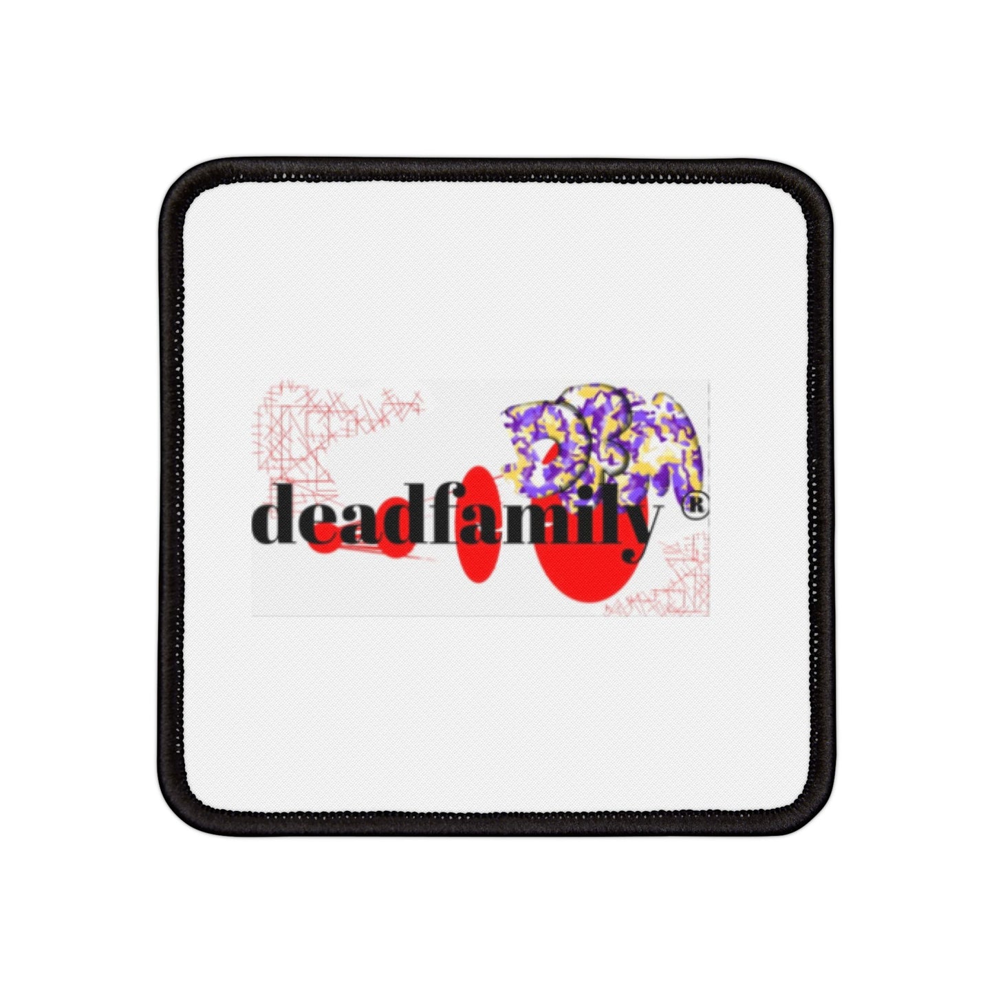 Iron-On Deadfamily ® logo brand Patches