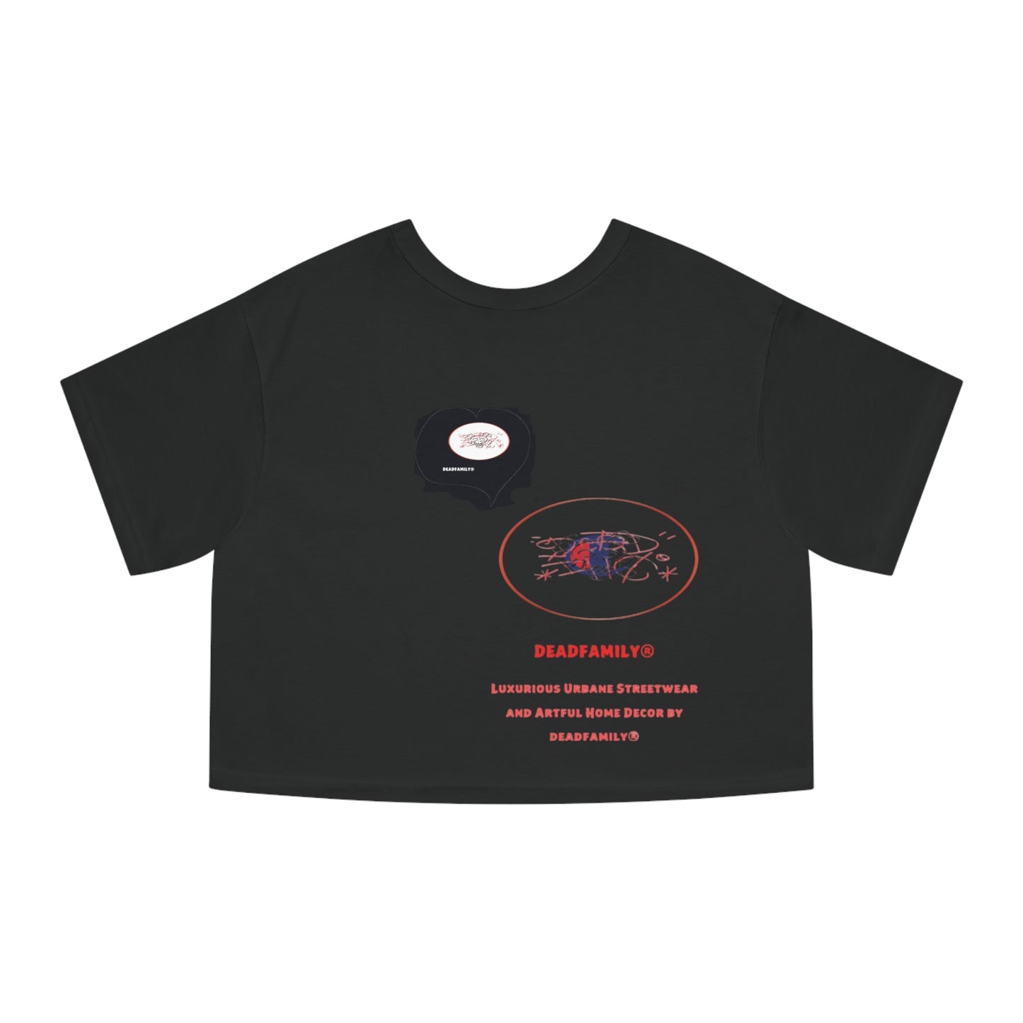 Deadfamily® X  Champion® Women's Heritage Cropped T-Shirt