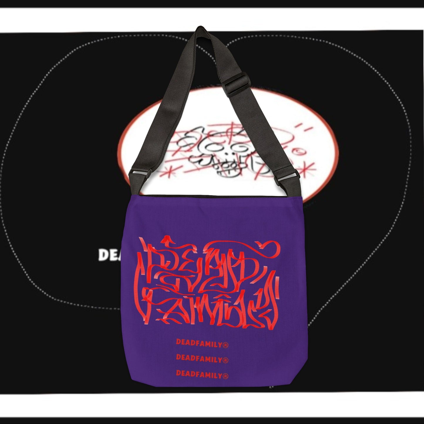 Deadfamily® Adjustable fuck the police Tote Bag