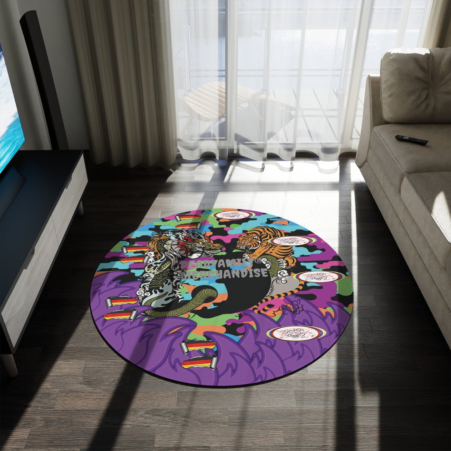 DEADFAMILY ® Round Rug