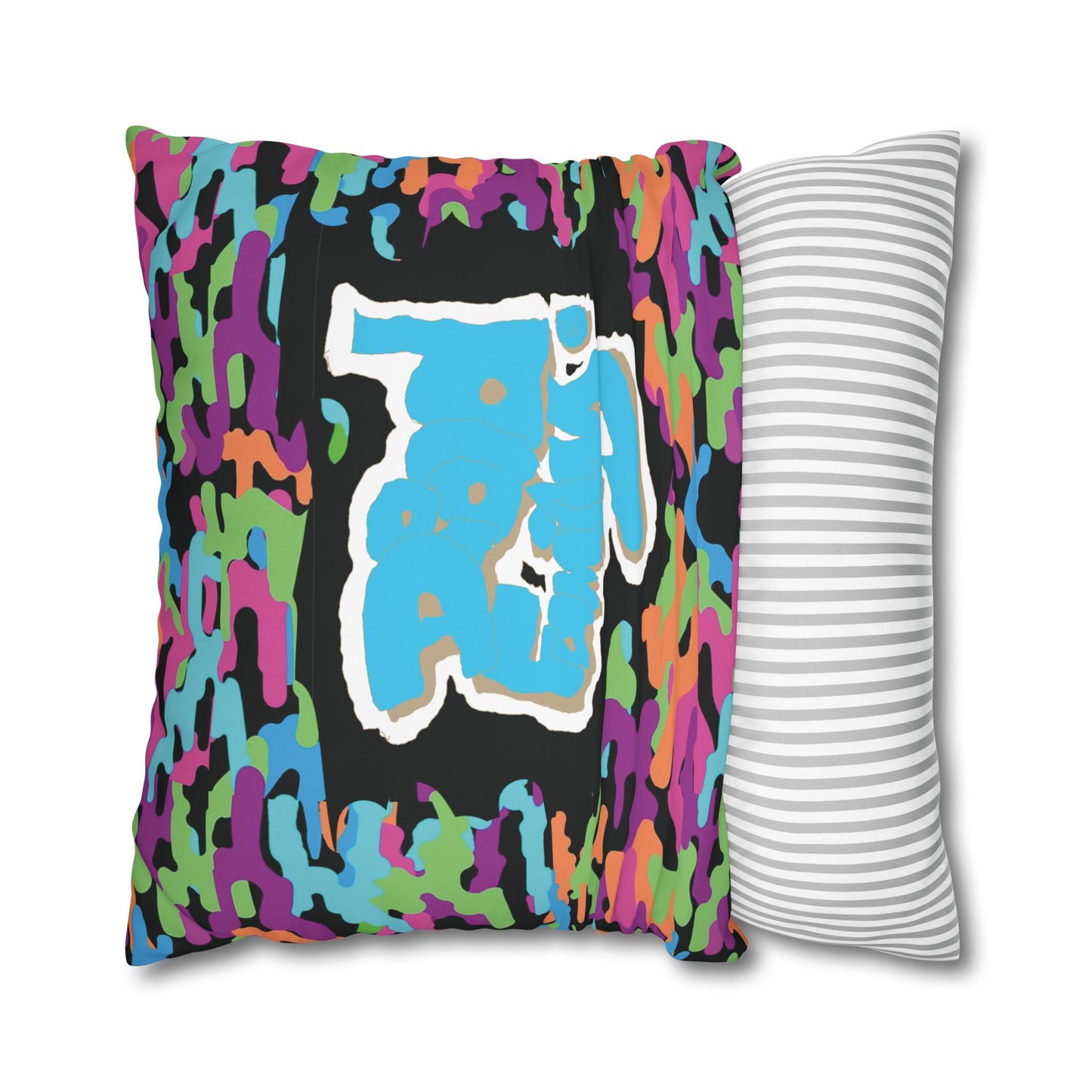 Deadfamily® Square Poly Canvas Pillowcase