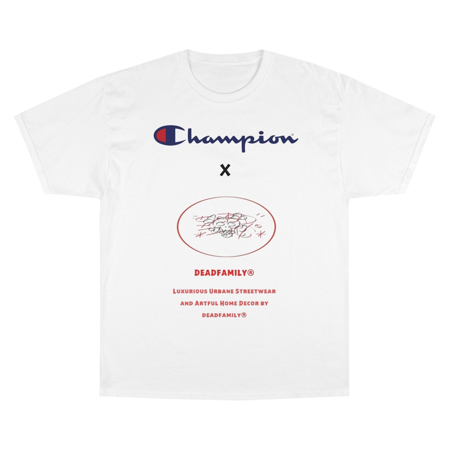 DEADFAMILY® X Champion®  T-Shirt collaboration