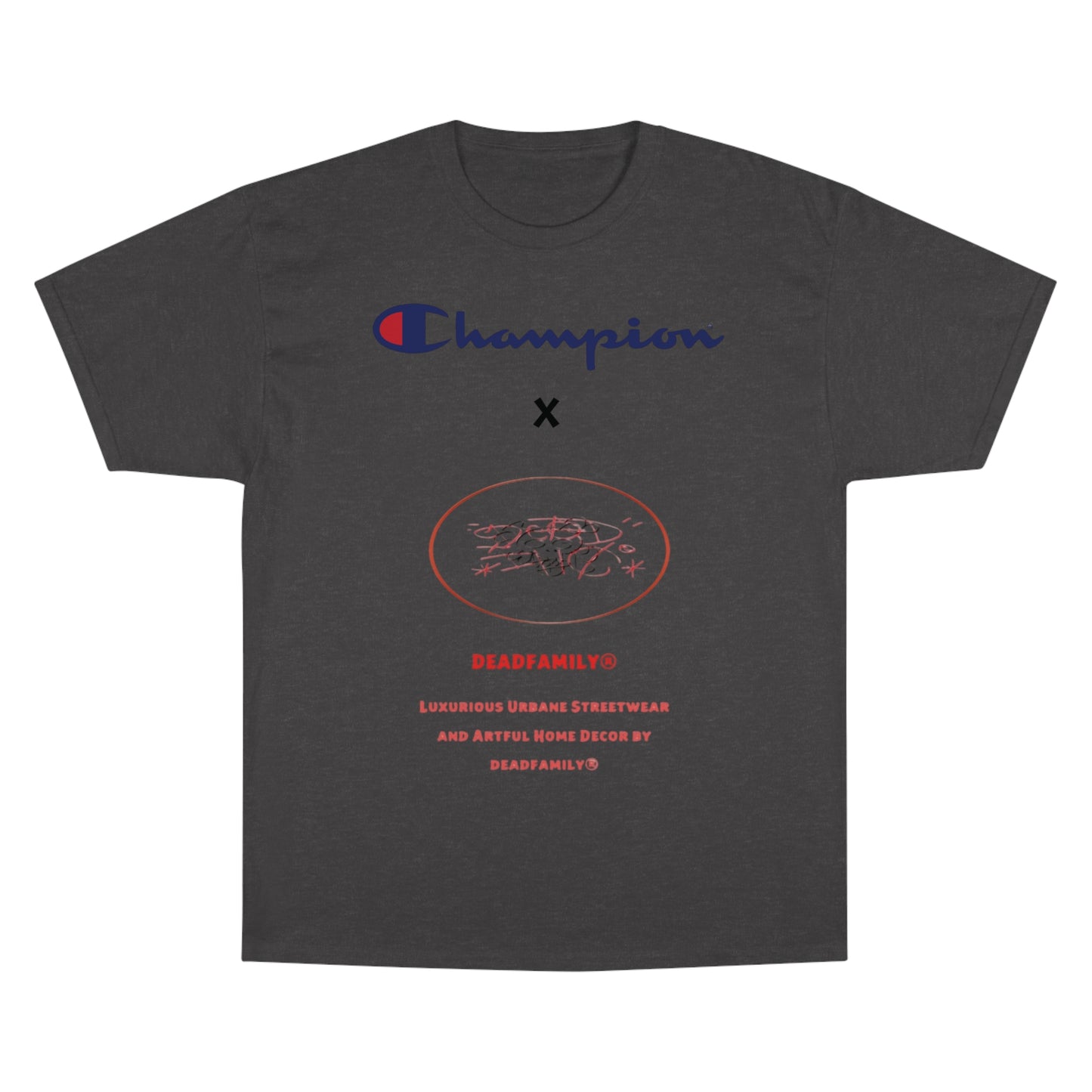 DEADFAMILY® X Champion®  T-Shirt collaboration