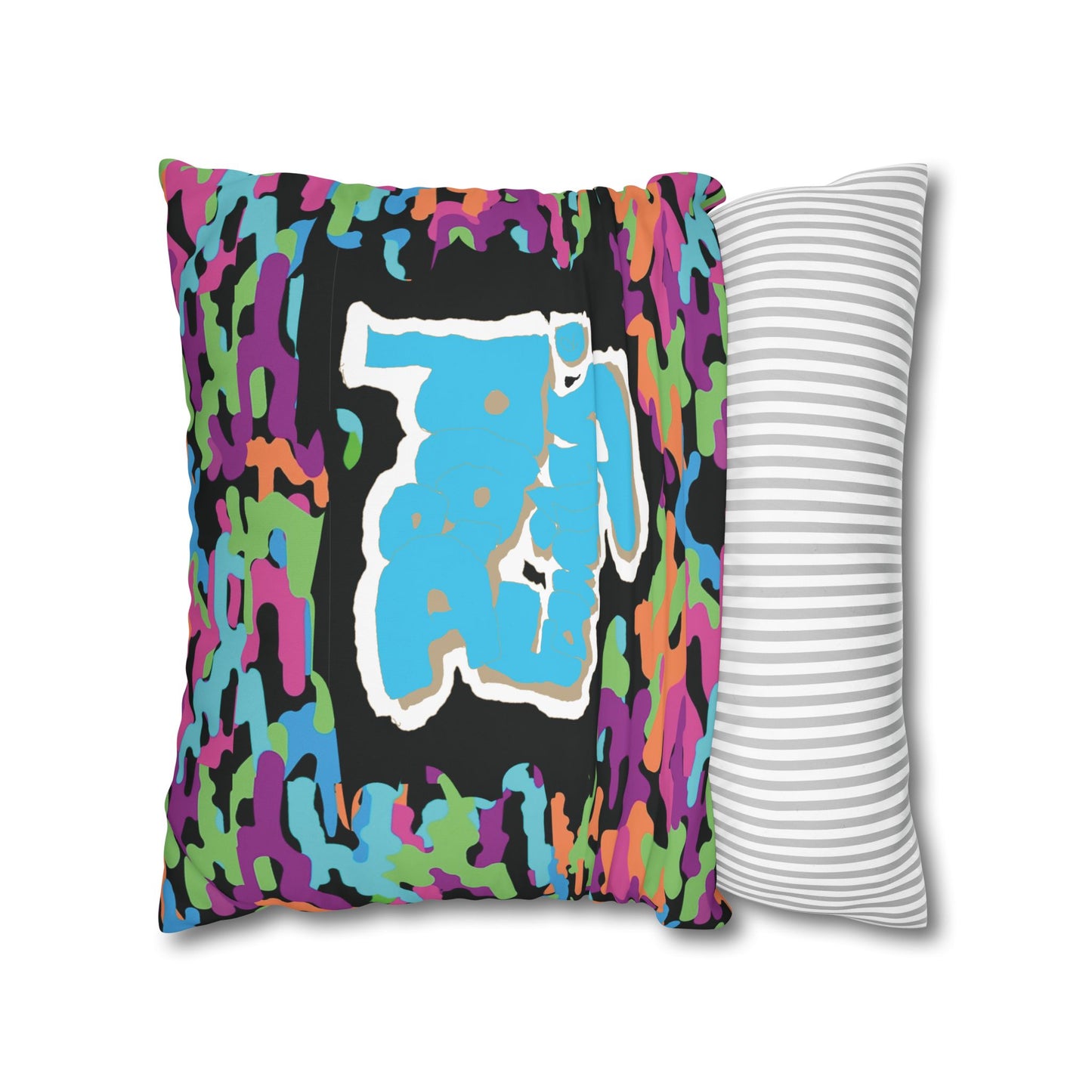 Deadfamily® Square Poly Canvas Pillowcase