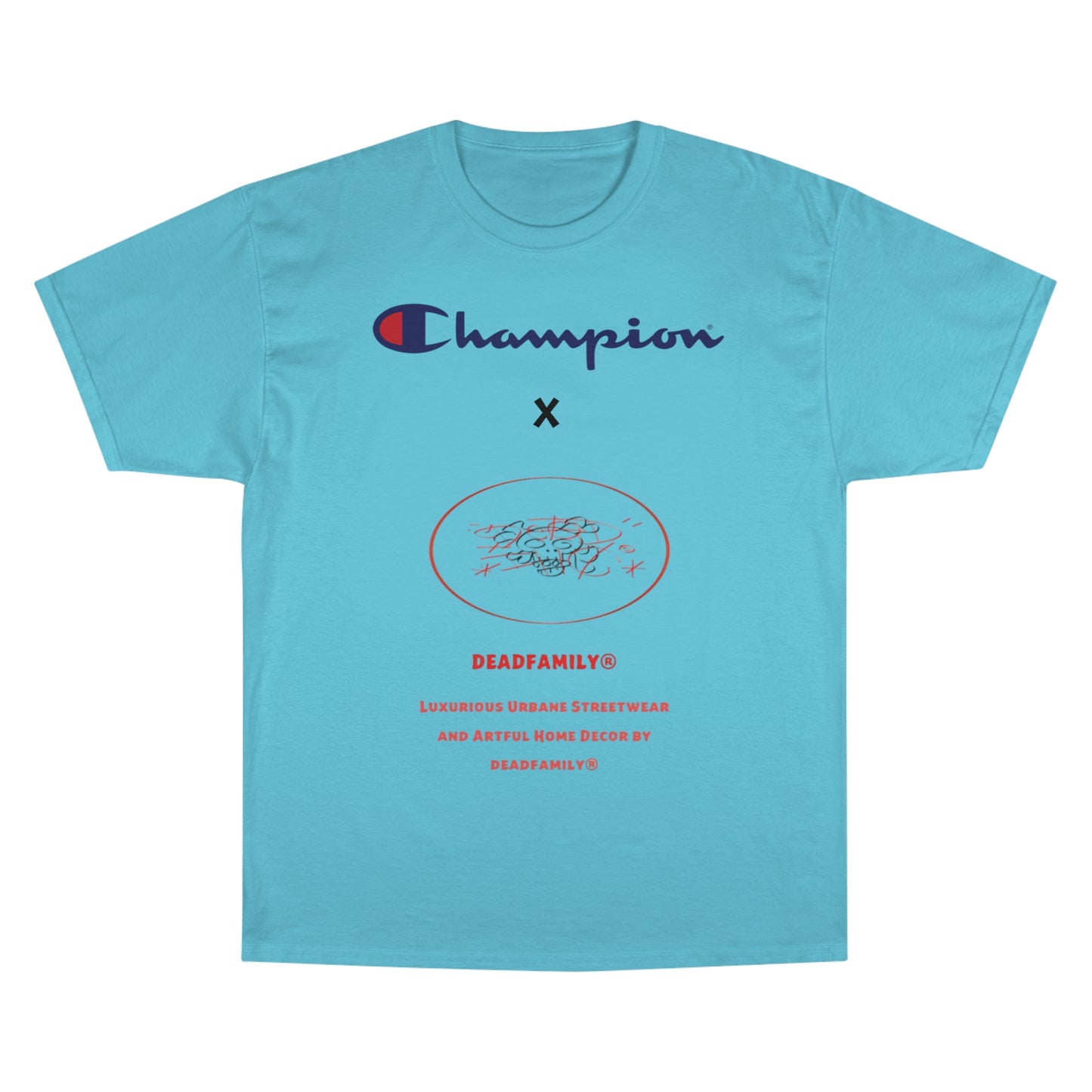 DEADFAMILY® X Champion®  T-Shirt collaboration