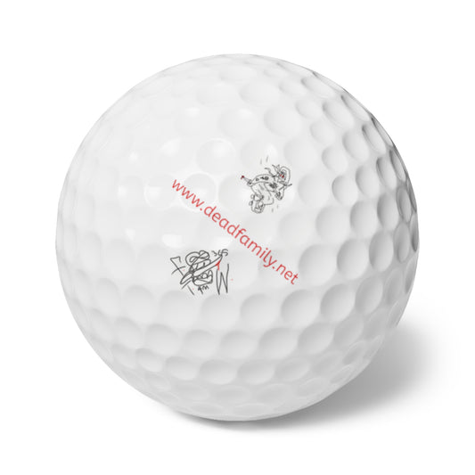 Deadfamily Golf Balls, 6pcs