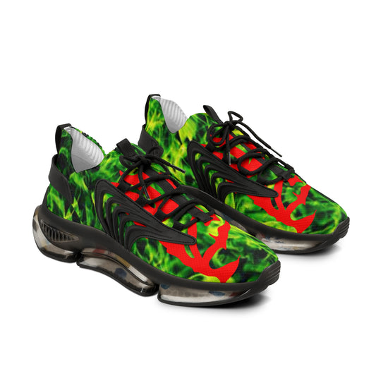 Deadfamily® burning apples  Mesh Sneakers