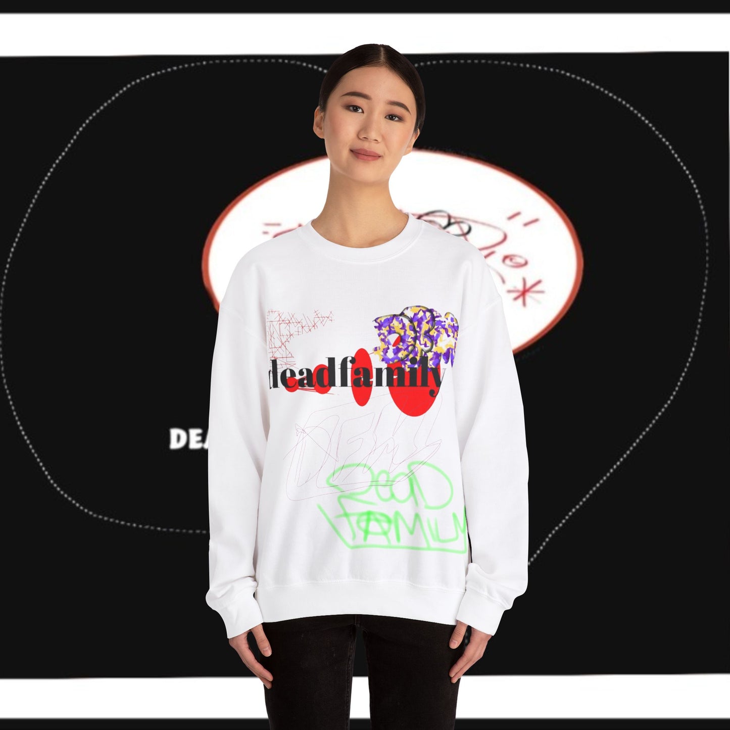 Deadfamily® ovadose Unisex Heavy Blend™ Crewneck Sweatshirt