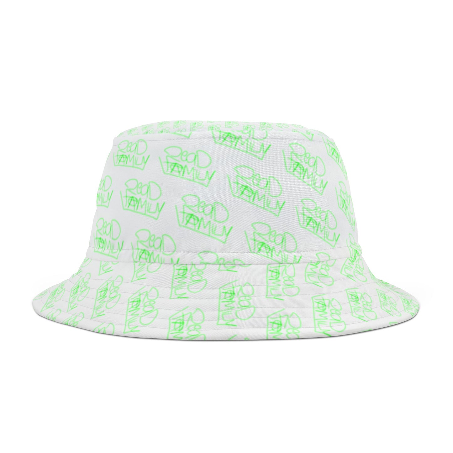 Bucket Hat - Deadfamily Neon Graffiti Custom Font Design