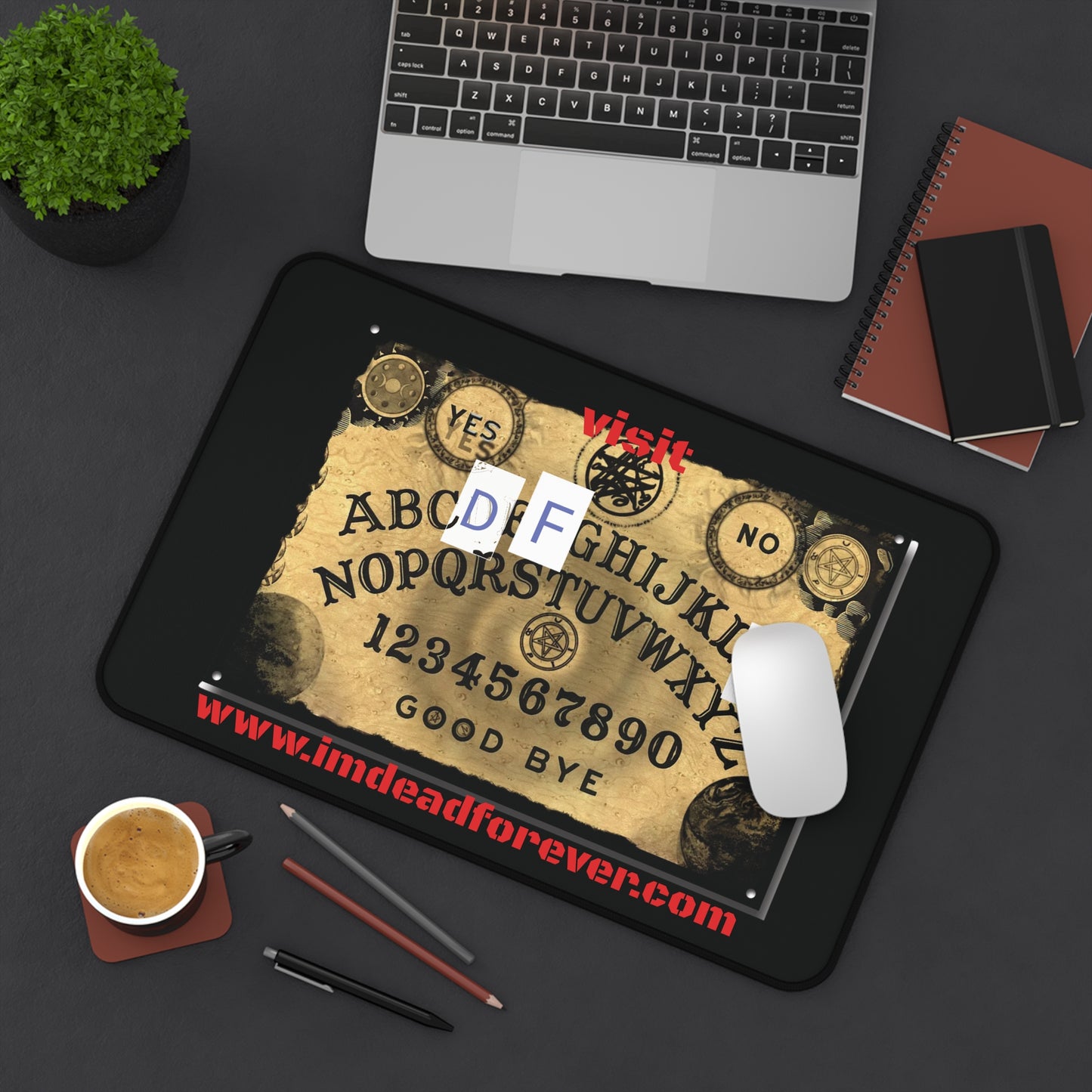 Deadfamily® Ouija board Desk Mat