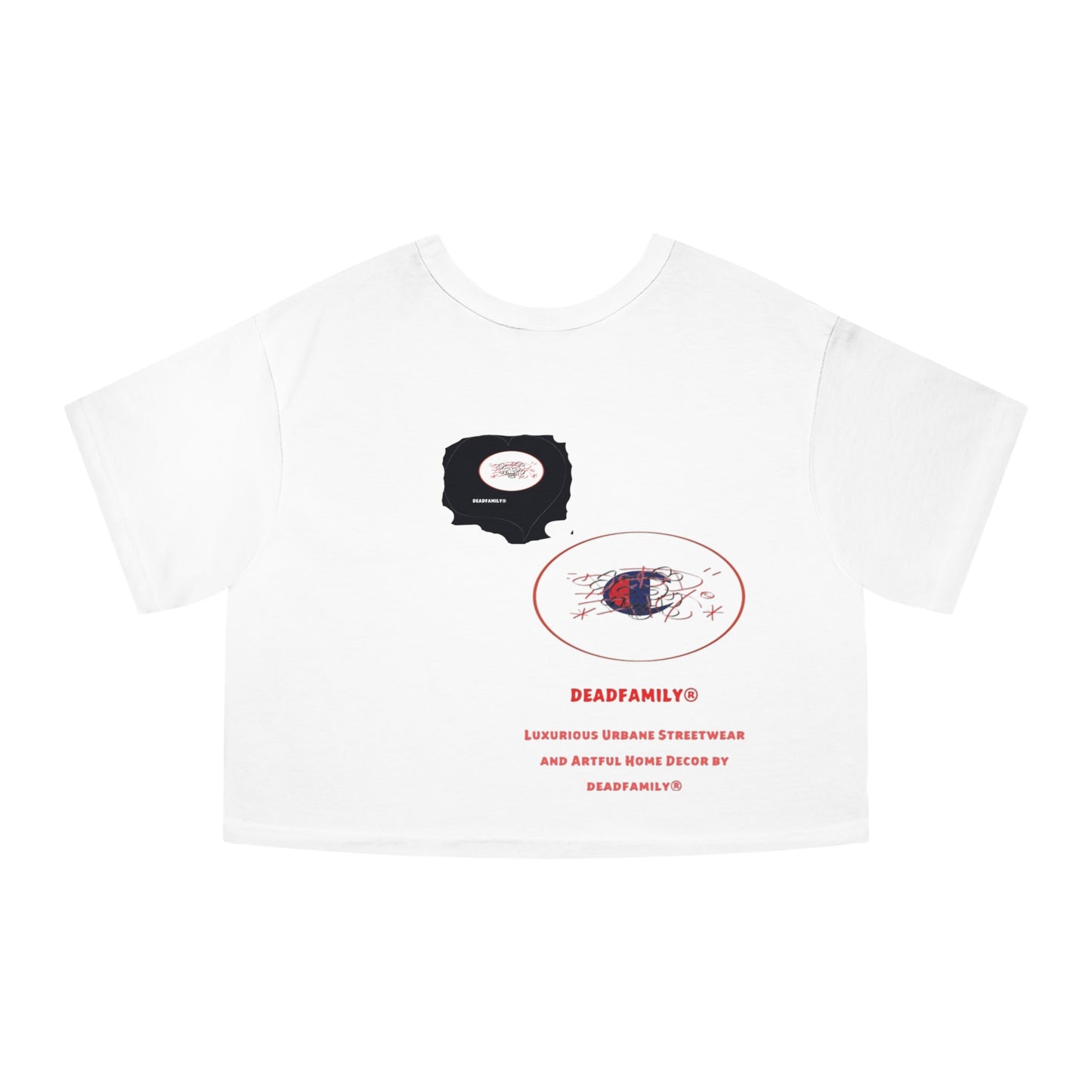Deadfamily® X  Champion® Women's Heritage Cropped T-Shirt