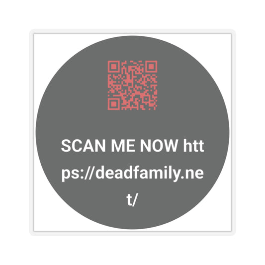 DEADFAMILY®  QR CODE PROMO STICKERS