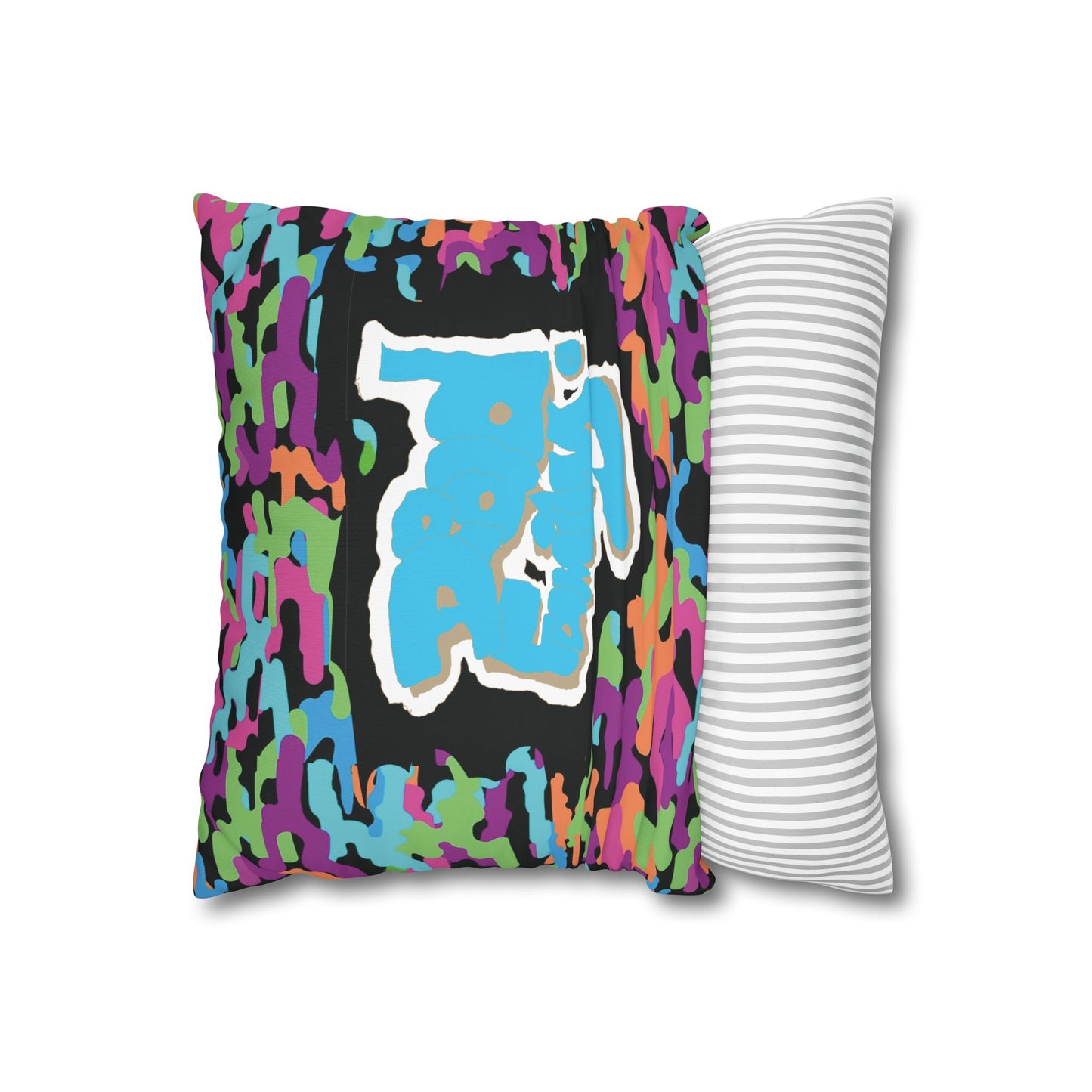 Deadfamily® Square Poly Canvas Pillowcase