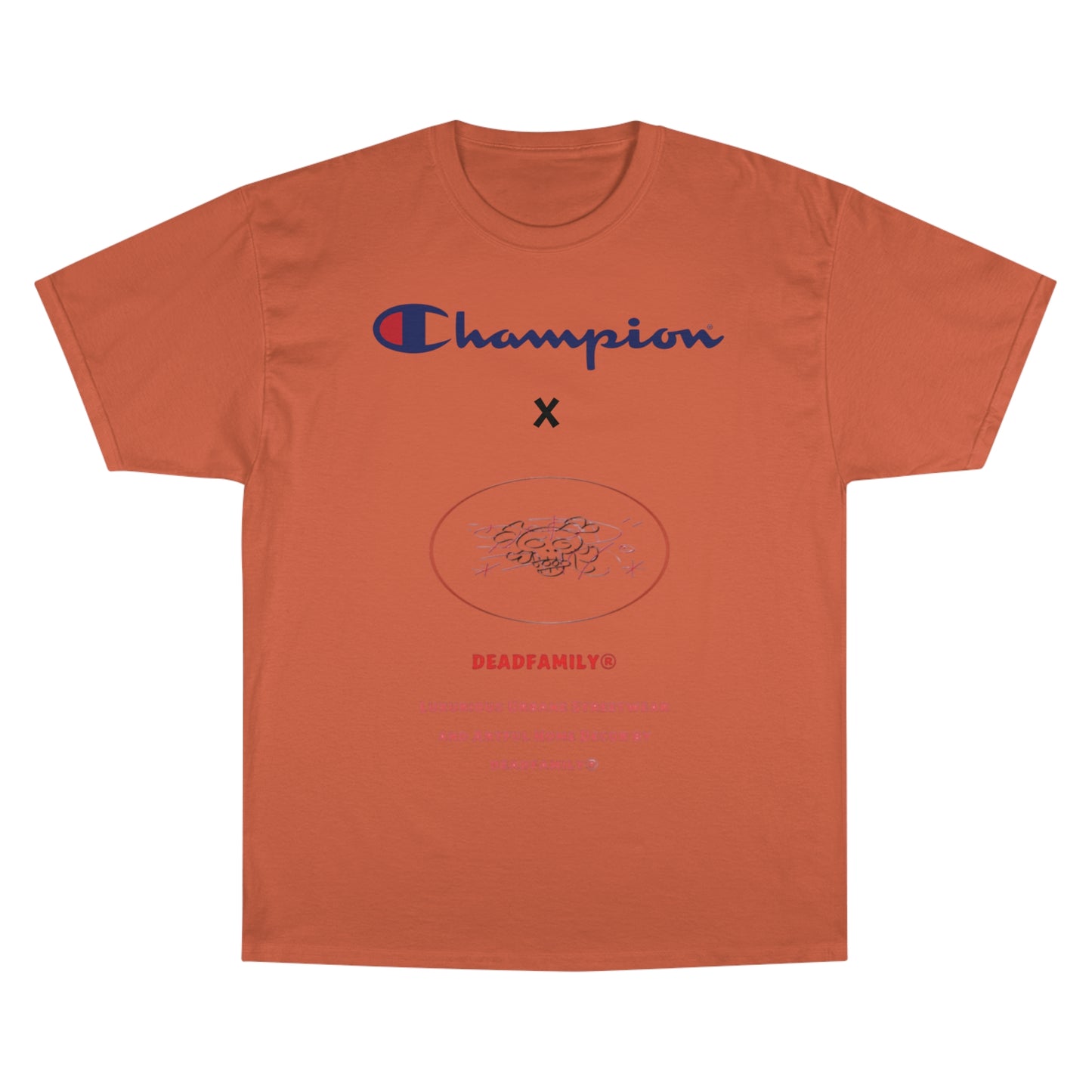 DEADFAMILY® X Champion®  T-Shirt collaboration