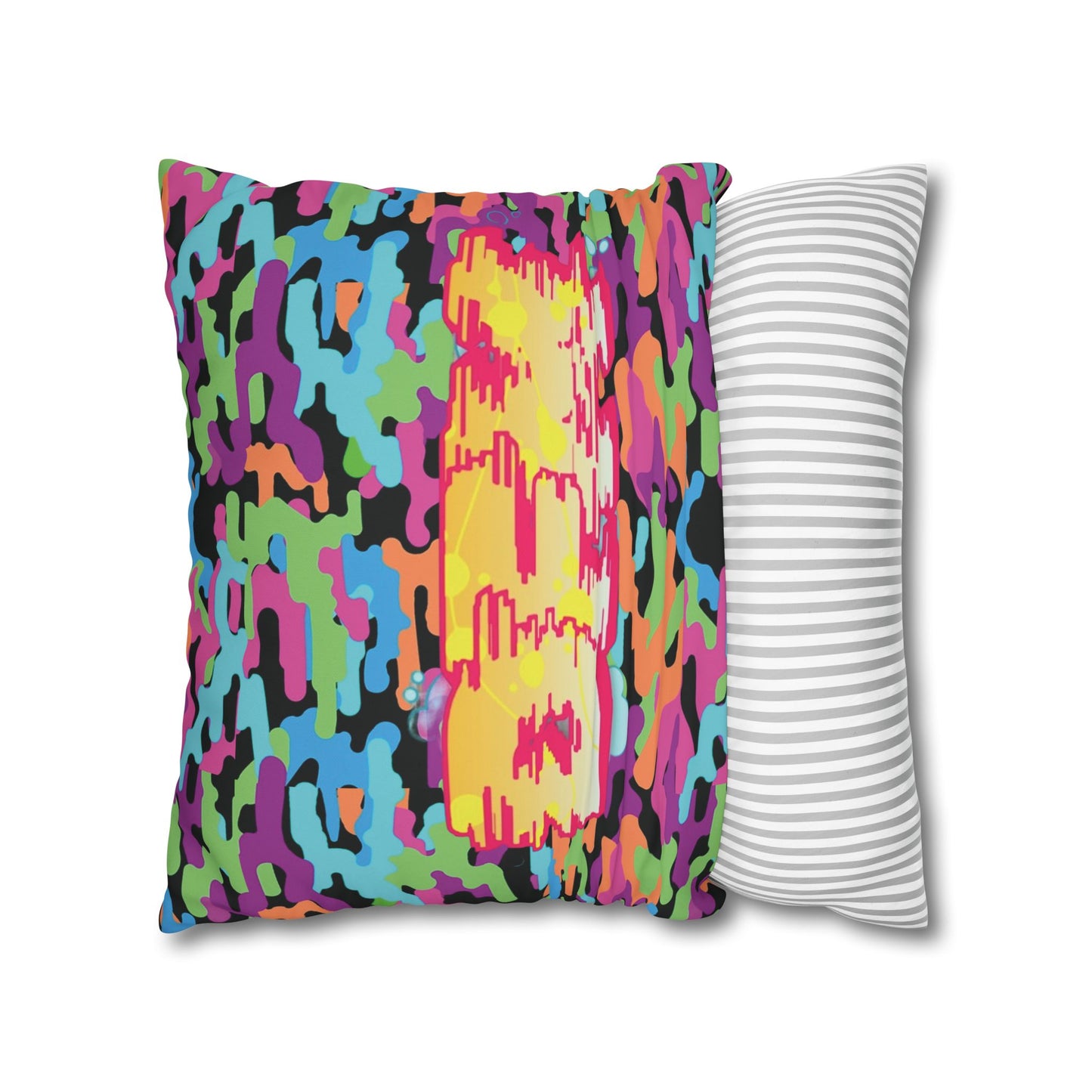 Deadfamily® Square Poly Canvas Pillowcase