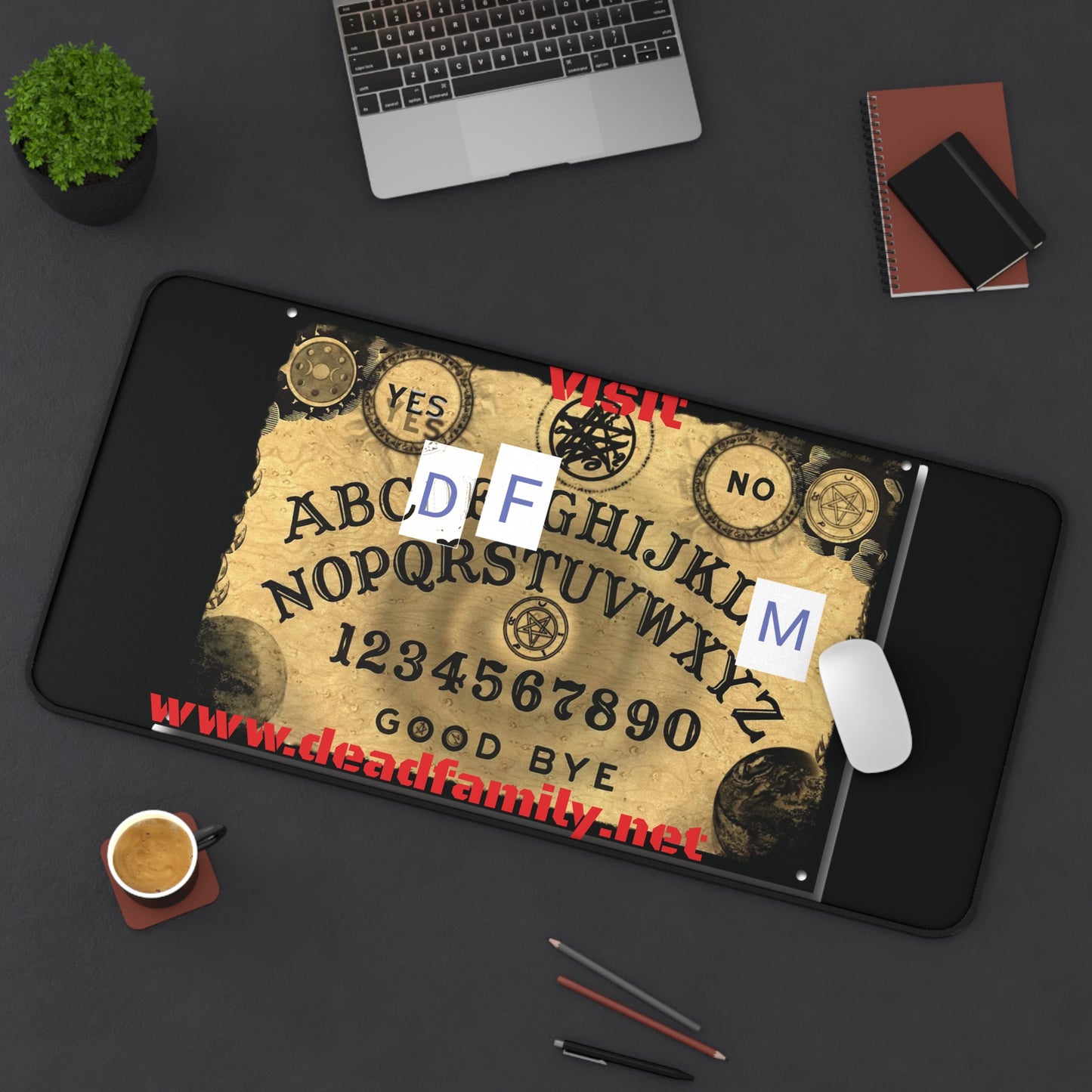 Deadfamily® Ouija board Desk Mat